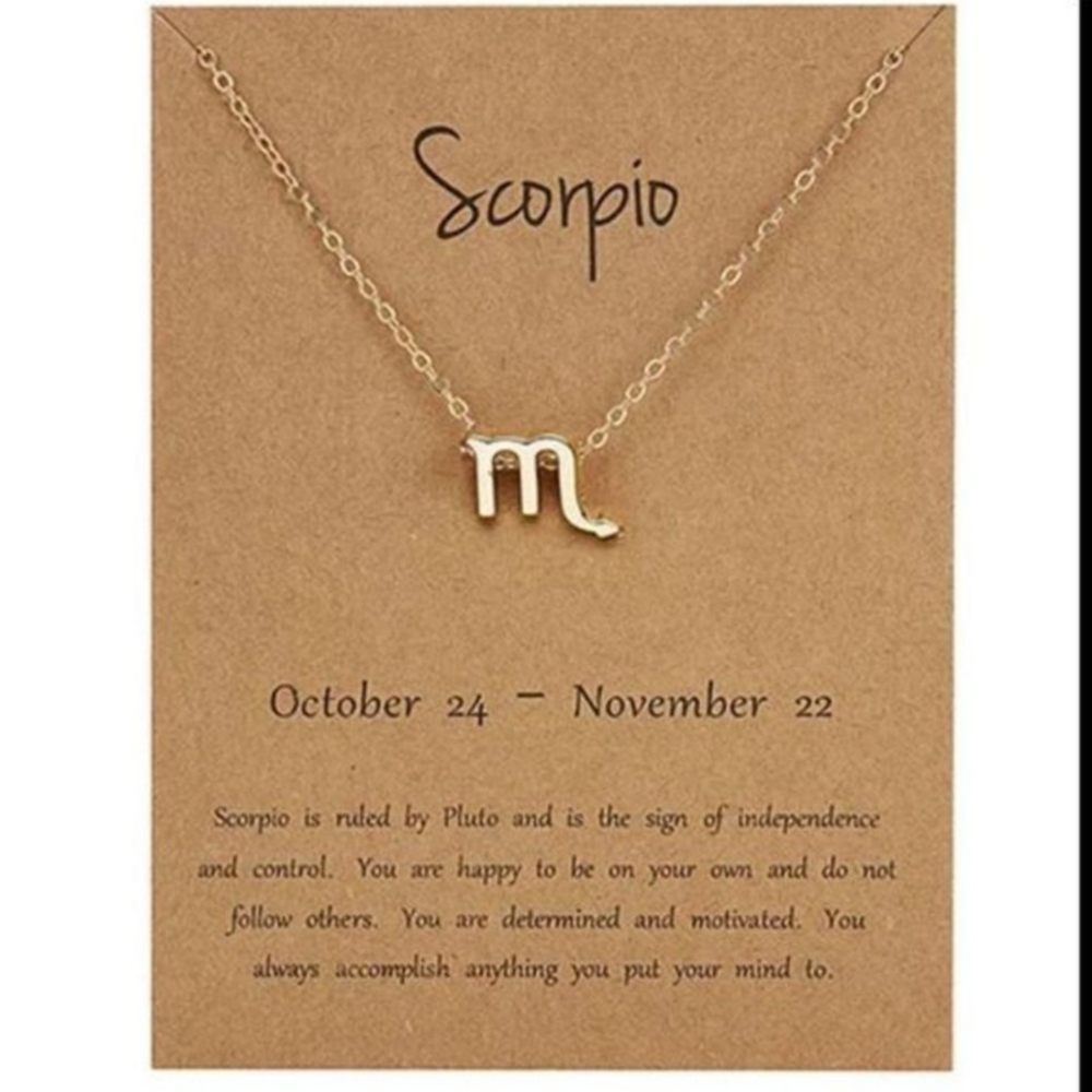 Gold Plated Zodiac Pendant Necklace - Picture 4 of 9